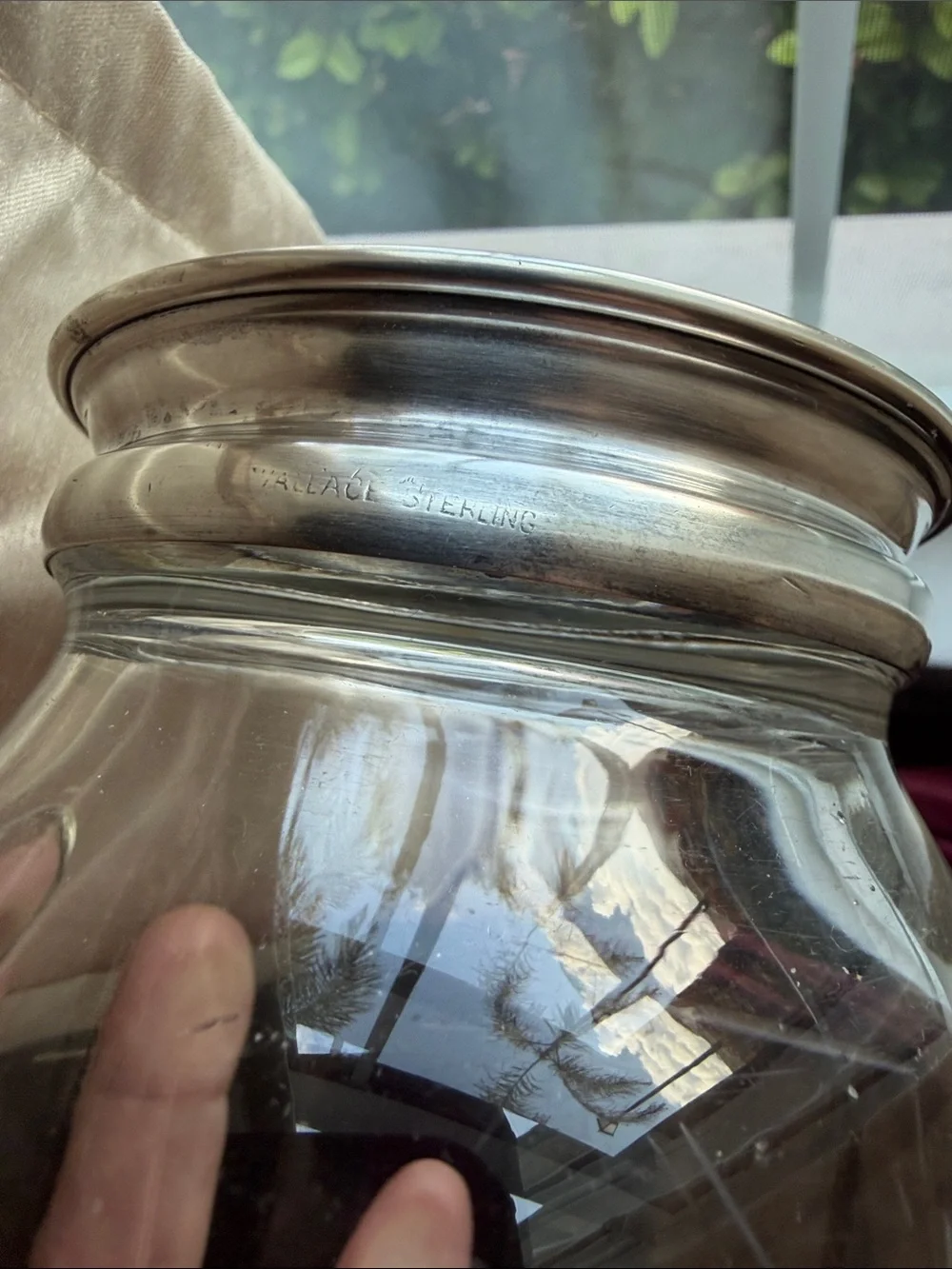Wallace Sterling and Crystal Pitcher